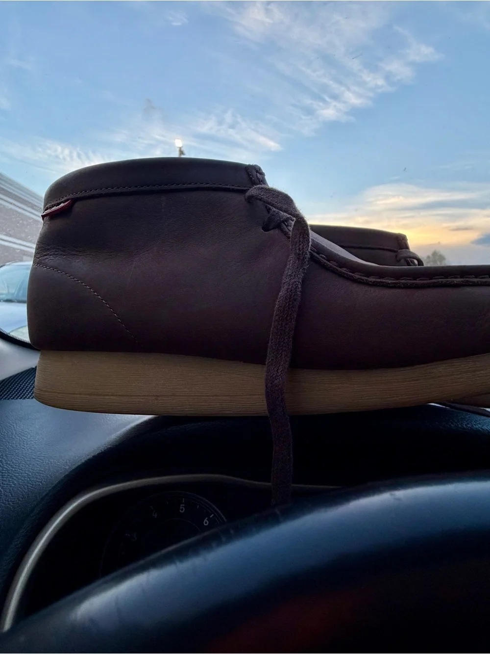 Clarks Men's Chukka Boots in Dark Brown Suede